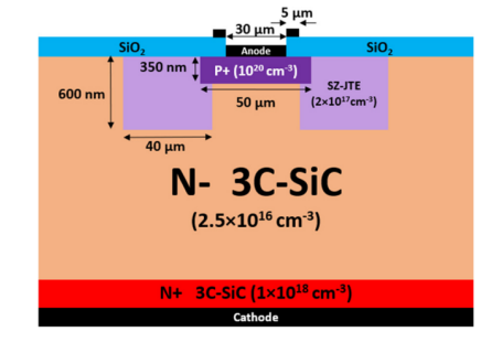 快速熱處理RTP的合金化在3C-SiC-PiN中的應(yīng)用 圖1.png