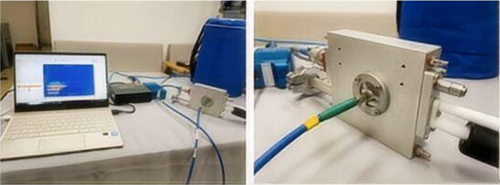 冷熱臺聯(lián)用圖像傳感器和光纖測定不同溫度下發(fā)光材料的發(fā)光特性